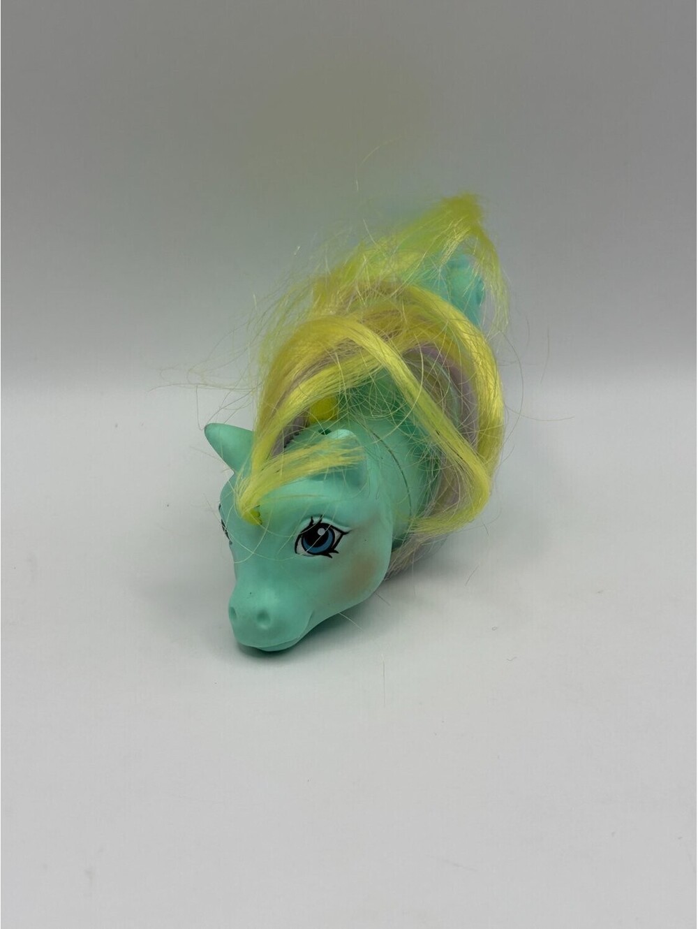 Hasbro Sea Star Vintage Baby Pony Figure 1980s Green Articulated Turning Neck
